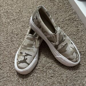 Camouflage Slip-On Sneakers